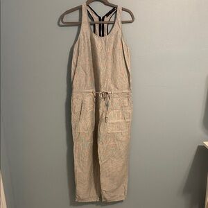 Rag & Bone Black and White Striped Jumpsuit